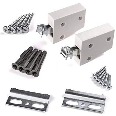 Image de SOTECH 2 x Support d&#039;armoire SET COMPLET blanc mural Capacité de charge 120 kg