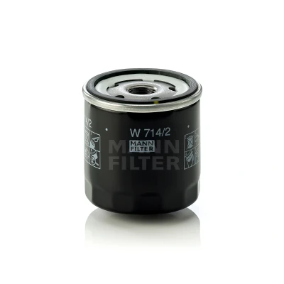 Image de MANN FILTER W 714/2 Filtre à huile 3/4 16 UNF avec deux clapets de non retour vissé FIAT: Seicento / 600 3/5 portes, Panda I portes