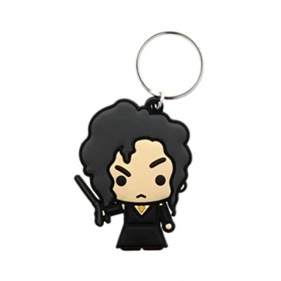 Image de HARRY POTTER Porte clés officiel en caoutchouc de style Chibi représentant Bellatrix Lestrange