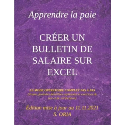 Image de CRÉER UN BULLETIN DE SALAIRE SUR EXCEL: APPRENDRE LA PAIE
