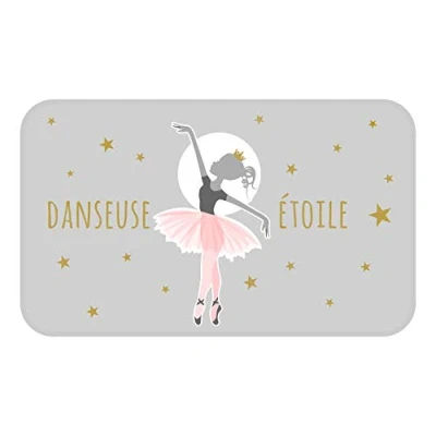 Image de douceur d&#039;intérieur, Tapis Rectangle (45 x 75 cm) Danseuse Etoile, Velours Imprimé