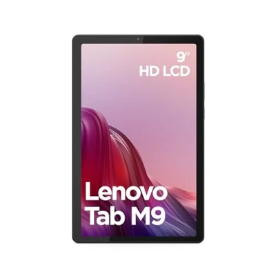 Image de Lenovo Tab M9 Tablette Tactile 9&#039;&#039; HD (MediaTek Helio G80, 8Coeurs, 4Go de RAM, 64Go eMMC, Android 12, WiFi+Bluetooth) Étui Transparent Gris