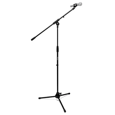 Image de TIGER MCA7 BK Support de microphone Boom avec pince micro standard 5/8&quot; Noir