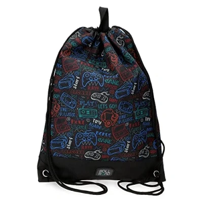 Image de Sac à dos Roll Road Next Level Sack Noir 32x42 cm Polyester 0,67L
