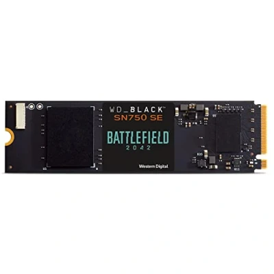 Image de WD_BLACK SN750 SE 500GB M.2 2280 PCIe Gen4 NVMe Gaming SSD Battlefield 2042 PC Game Code Bundle up to 3600 MB/s read speed