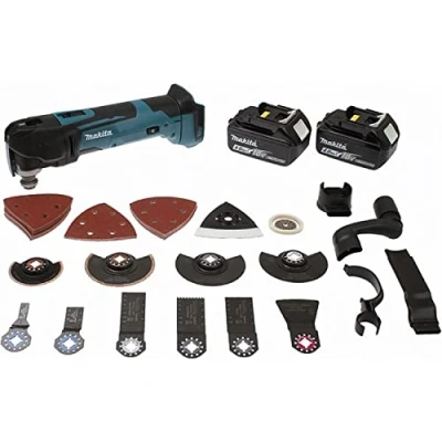 Image de DÉCOUPEUR PONCEUR MAKITA MULTIFONCTIONS 18 V LI ION 4 AH DTM51RMJX3
