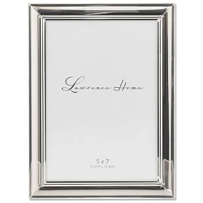 Image de Lawrence Frames Cadre photo en métal argenté 12,7 x 17,8 cm