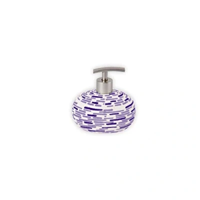 Image de Distributeur de savon MSV JAVA LOFT Céramique Bleu Foncé Elégance Chic