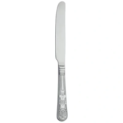 Image de Grunwerg TAKKGR Lot de 12 Couteaux Table, Acier Inoxydable, Argenté, 25 x 2 0,5 cm