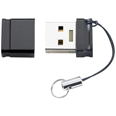 Image de Intenso Slim Line 8 Go Clé USB 3.2 Gen 1x1, Vitesse de Lecture maximale 100 Mo/s, Noir 3532460