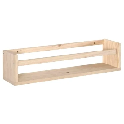 Image de Étagère avec barre centrale en pin Kit Line 60 cm