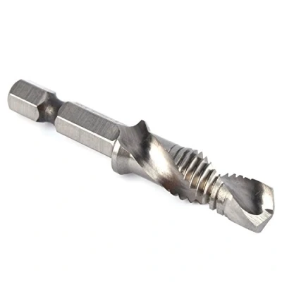 Image de Taraud Foret Mèche,Akozon 59 mm Mèches de Taraudage Hss Filetage Vis Robinet Tap Bit pour Cuivre Plastique Bois Aluminium(M10)