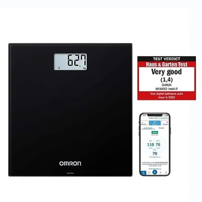 Image de OMRON Healthcare Pèse personne HN300T2 Intelli IT Balances numériques compatibles Bluetooth avec appli pour smartphone Noir
