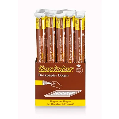Image de Backstar en feuilles utilisable des deux côtés, 10 Rouleaux à 25 33 x 42 cm