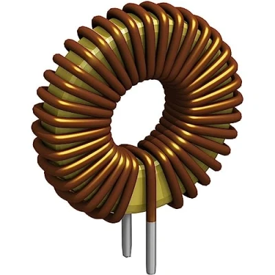 Image de Inductance 10 µH Fastron TLC/10A 100M 00 torique sortie radiale Pas 18 mm A 1 pc(s)