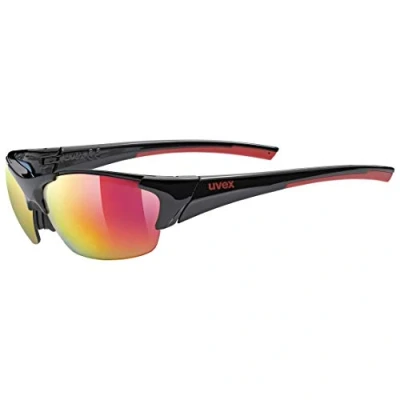 Image de Uvex blaze III Lunettes de sport, Taille: One Size, Black red