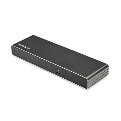 Image de StarTech.com Dock Thunderbolt 3 pour PC portable Station d&#039;Accueil TB3 à Double Écran Dual 4k 60Hz Displayport, HDMI &amp; 1080p VGA 85W Power Delivery 2x USB A GbE Windows Mac Neuf