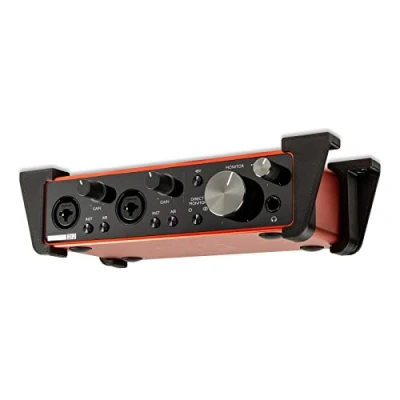 Image de P3D Lab TuneGrip Support de bureau pour Focusrite Scarlett 2i2 4i4 8i6 3ème génération Noir