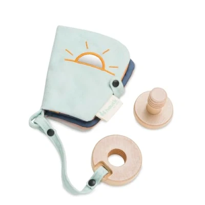 Image de hauck Livre Bébé en Tissu Play Reading S Jouet Bebe Compatible avec Plateau de Jeu Tray pour Chaise Haute Evolutive Alpha+, Beta+ ou Arketa, Dès 0 Mois, Animaux