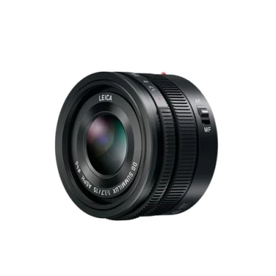 Image de Panasonic LEICA 15mm F1.7 Objectif à focale fixe H X015E9 K (Grand angle 15mm, Grande ouverture F1.7, Ultra compact, equiv. 35mm : 30mm) Noir Compatible monture Micro 4/3 &amp; Olympus