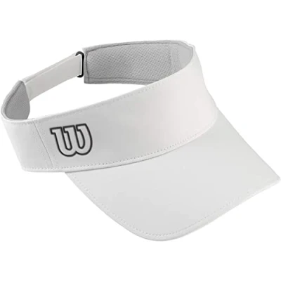 Image de Wilson Visière Unisexe, ULTRALIGHT VISOR, Polyester/Spandex, Blanc, Taille Unique, WRA797703