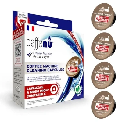 Image de Caffenu Capsules de nettoyage Lavazza a Modo Mio Pour un café savoureux À combiner avec le kit détartrant Complétez votre Barista