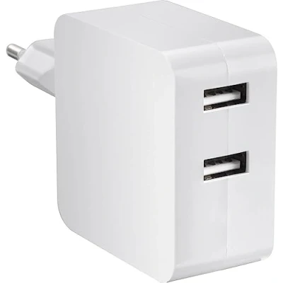 Image de VOLTCRAFT SPS 2400/2+WH N VC 11331785 Chargeur USB pour prise murale Courant de sortie (max.) 4800 mA 2 x
