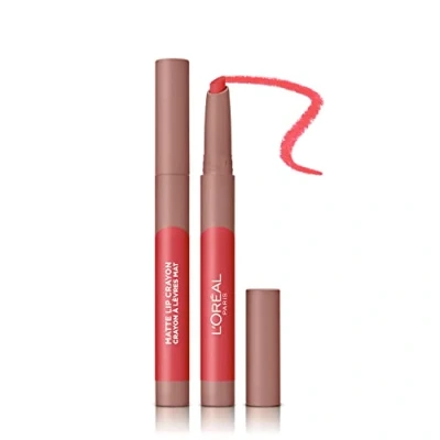 Image de L&#039;Oréal Matte Lip Crayon Rouge à lèvres 108 Hot Apricot