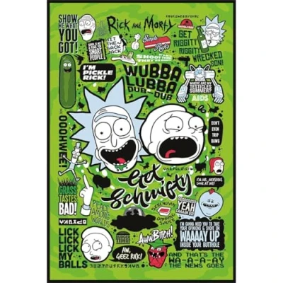 Image de Grupo Erik gpe5241 Rick and Morty Poster, Papier, multicolore, 91 x 61.5 0,1 cm