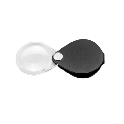 Image de Eschenbach 1740530 Loupe pliante en cuir Grossissement: 6 x Lentille: (Ø) 30 mm noir