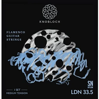 Image de KNOBLOCH STRINGS THE ART OF VIBRATION LDN33.5 LUNA FLAMENCA Double Silver SN Nylon Medium Tension 33.5