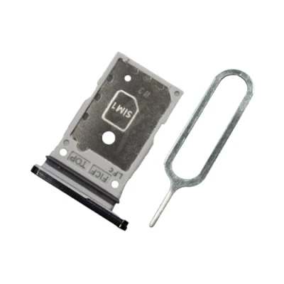 Image de MMOBIEL Double Support de Fente Carte Sim Remplacement Compatible avec Samsung Galaxy Z Fold4 5G Inclus. Joint en Caoutchouc et Pin Noir