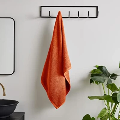 Image de Catherine Lansfield Serviette de Bain en Coton à séchage Rapide Orange