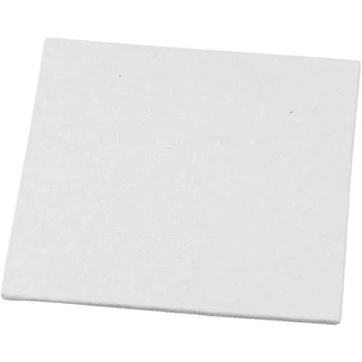 Image de Creotime panneau de toile 12,5 x 0,3 cm blanc chacun