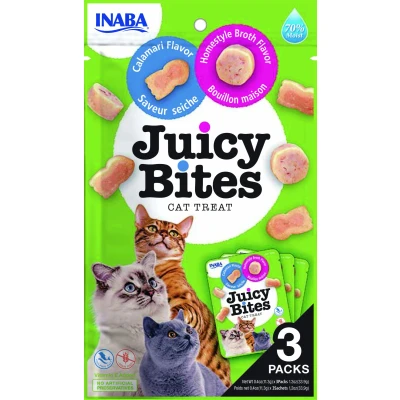 Image de Inaba Juicy Bites Homestyle Bouillon et Calmar flavor