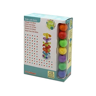 Image de Tachan PL1016 Toboggan à Boules Multicolores 6 hauteurs