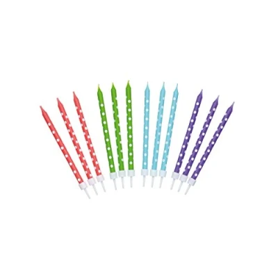 Image de Kitchencraft Sweetly Does It set de 24 Bougies Gâteau, Cire, Multicolore, 12 X 17 22 cm