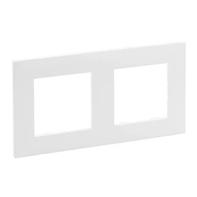 Image de Cadre 2 éléments Legrand 864172 série Niloe Step Blanc mat