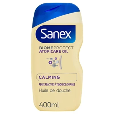 Image de Sanex BiomeProtect Atopicare Oil Calming Huile de douche Peaux réactives à tendance Atopique 400 ml