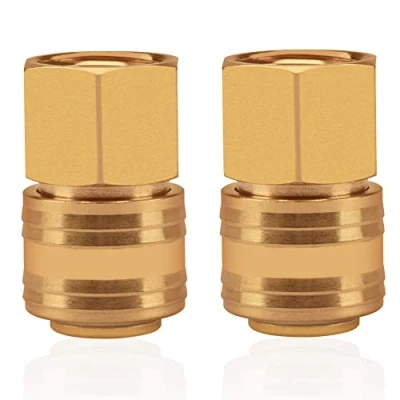 Image de 2pc raccord d&#039;air comprimé interne 1/2 &quot;filetage intérieur laiton filetage femelle