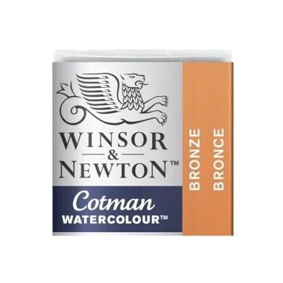 Image de Winsor &amp; Newton Cotman Aquarelle 1/2 058 Bronze, Demi Godet