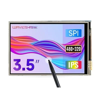 Image de Waveshare LCD Display Module 3.5inch 320 * 480 TFT Resistive Touch Screen Panel SPI Interface for Rapsberry Pi Model B/B+/2B/3B/3B+