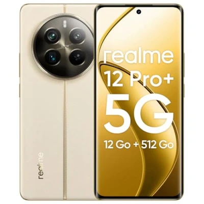 Image de realme 12 Pro + 5G téléphone Portable Android Go RAM 512 ROM, 6,7 Pouces Smartphone, 64 MP Appareil Photo, Qualcomm Snapdragon 7s Gen 2 5G, AMOLED écran incurvé de 120 Hz, sans Adaptateur