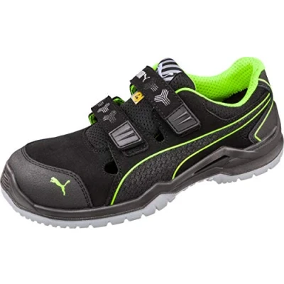 Image de Puma Safety Mixte PU644300 42 Chaussure d&#039;athlétisme, Nero/Verde, EU