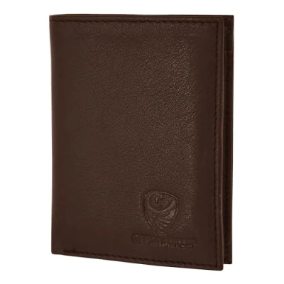 Image de GERMANUS Portefeuille Lars le Classique en cuir, marron foncé, Taille unique,