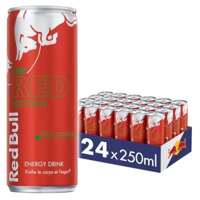 Image de RED BULL Boisson Énergisante, Goût Pastèque, 250ml (24 unités)