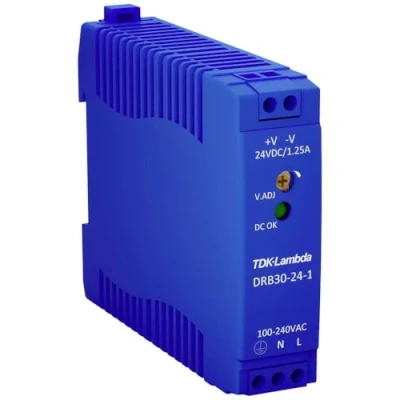 Image de TDK Lambda DRB30 24 1 Bloc d&#039;alimentation pour rail DIN V/DC 1,25 A 30 W Nombre de sorties : contenu