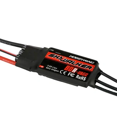 Image de 20A 30A 40A 50A 60A 80A Contrôleur de Vitesse sans Balais ESC Bec (Brushless Speed Controller) pour Hélicoptère Quadrirotor Avion RC
