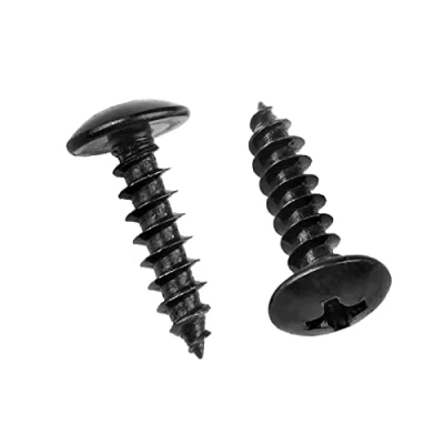 Image de ORANXIN M3 x 10mm 100 Pcs Acier Carbone Tête ronde Vis à bois Cruciformes de Champignon autotaraudeuses