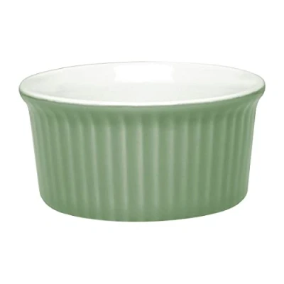 Image de Olympia Ramequin de couleur vert 70ml (lot 12), passe au four, micro ondes et lave vaisselle, usage professionnel domestique, DC804